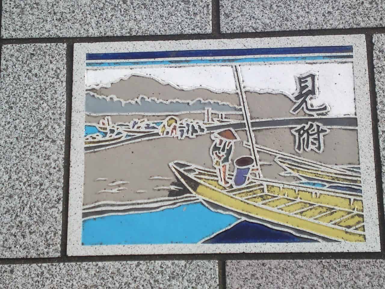 station,ukiyoe,ukiyo,e,tokaido,Tōkaidō,Utagawa,Hiroshige,Shizuoka,woodblock,painting