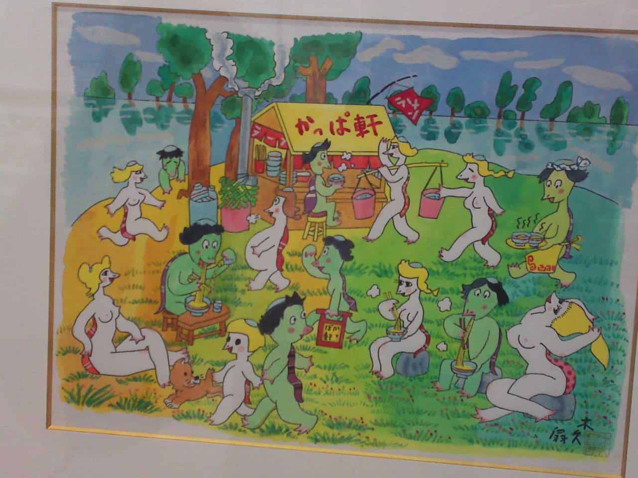 Shizuoka Prefecture holds quite a few world records, but none so unusual as: the biggest collection of Kappa in Yaizu City.