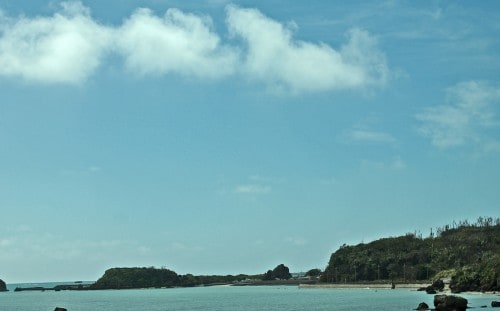 Beautiful sea in Okinawa island!