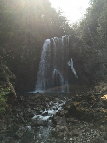 Norikura, Zengoro waterfalls and rainbow!