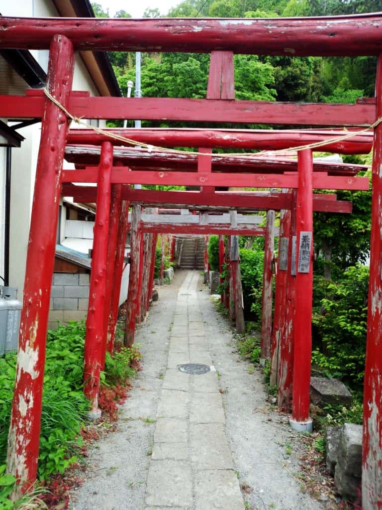 Historic Matsuhiro Nagano City Japan Samurai House War Tunnels Shrine Castle