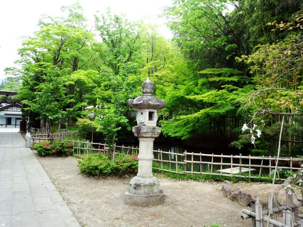 Historic Matsuhiro Nagano City Japan Samurai House War Tunnels Shrine Castle