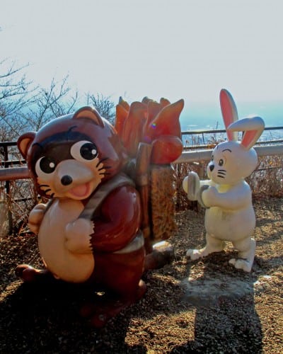 Mt. Fuji View Lake Kawaguchiko Yamanashi Prefecture Kachi Kachi Ropeway Mt. Tenjo Folktale