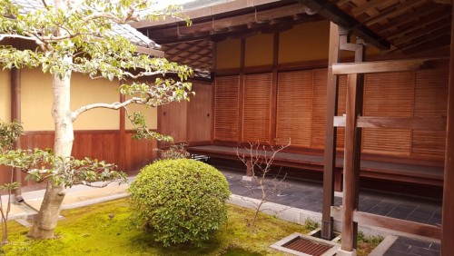 Zen garden in temple