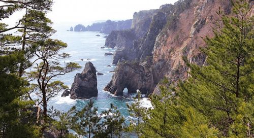 in Sanriku Coast,you feel the greatness of nature