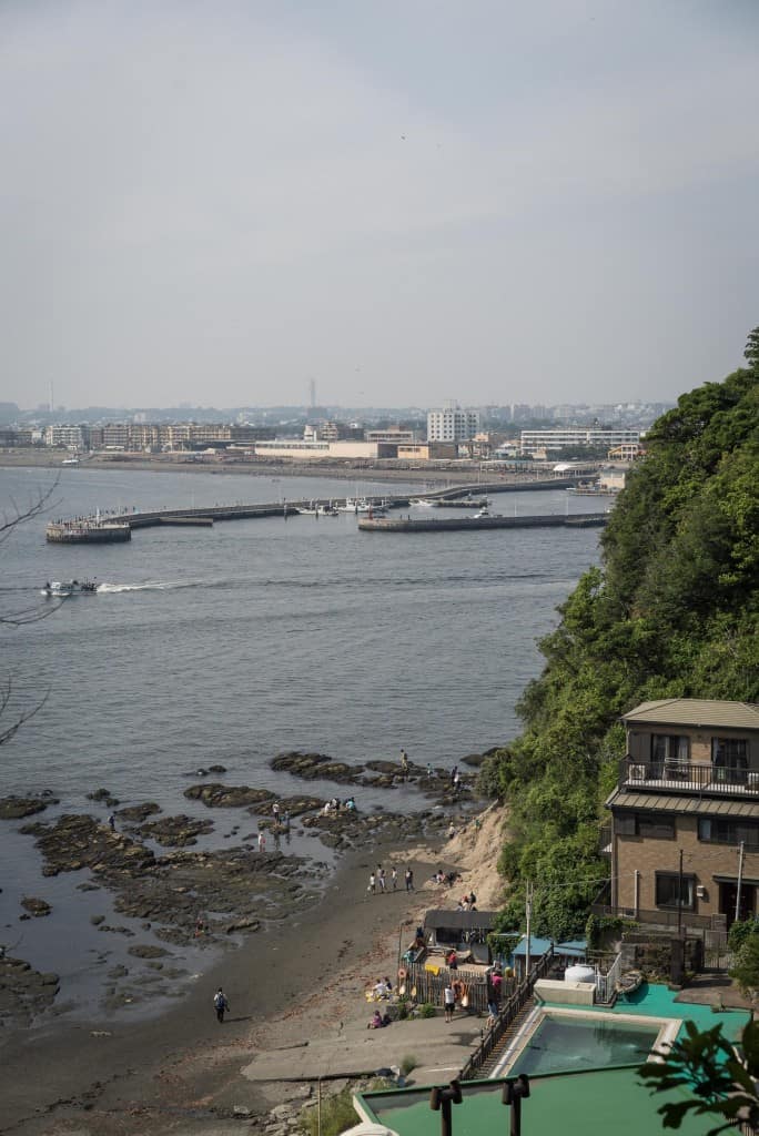 Great views from a walking route in Enoshima