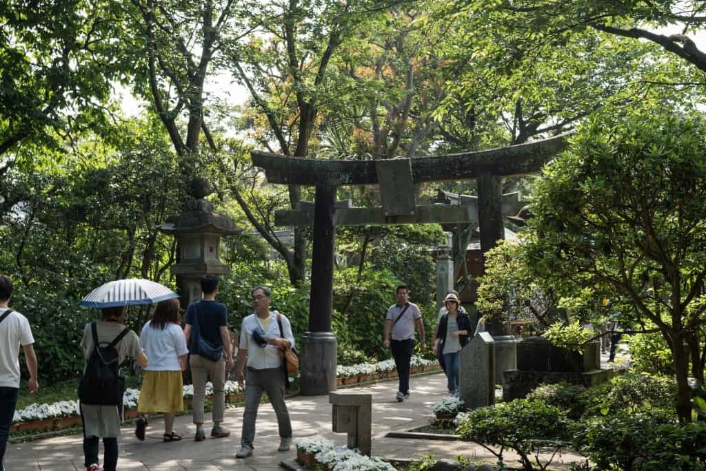 Enoshima Okutsunomiya Shrine walking route