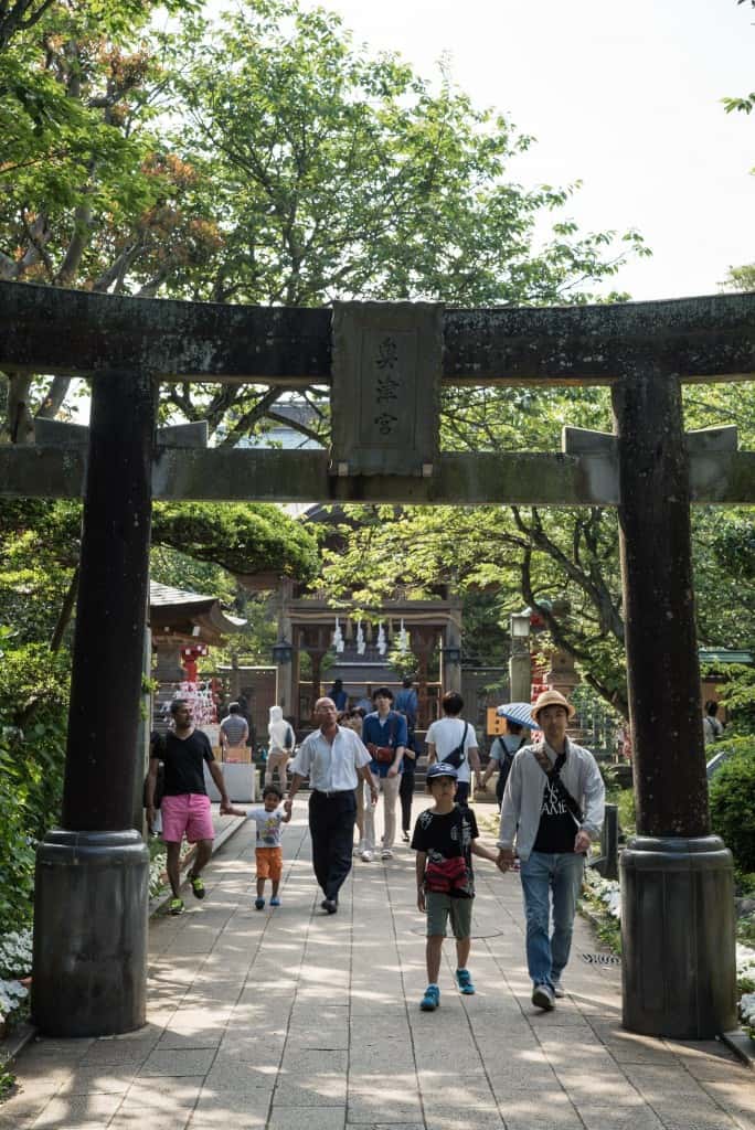 Enoshima Okutsunomiya Shrine walking route