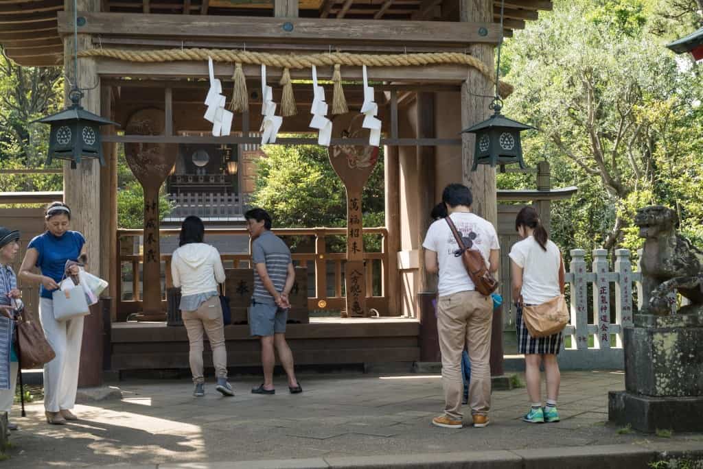 Enoshima Okutsunomiya Shrine walking route