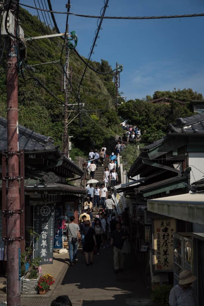 Great views from a walking route in Enoshima
