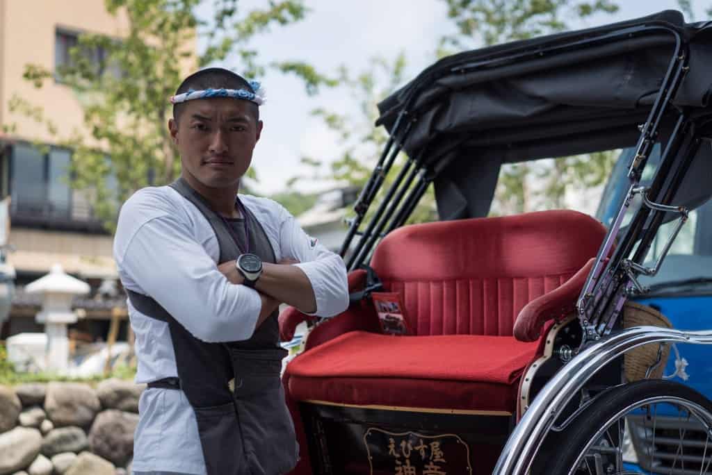 Exploring Kamakura with a rickshaw tour,this time with satoshi-san