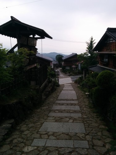 Stone pavement at Kiso Valley