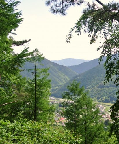 Yabuhara, a post town on the other side of the mountain.