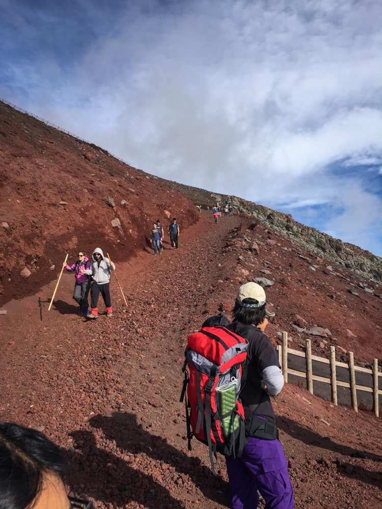 However, you can enjoy some majestic views on the way down!