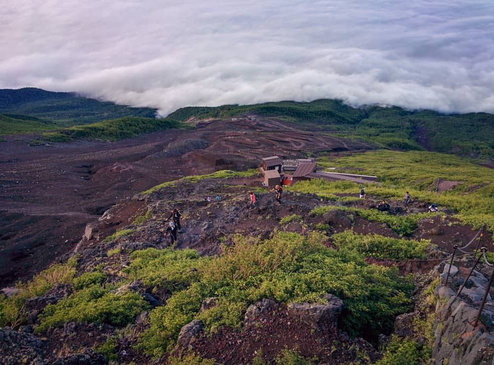 Your view looking back looks quite breathtaking at Mt Fuji