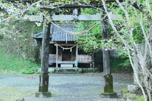 Waterfall shrine in Kagoshima