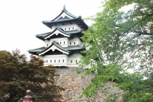 Hirosaki castle in Aomori prefecture