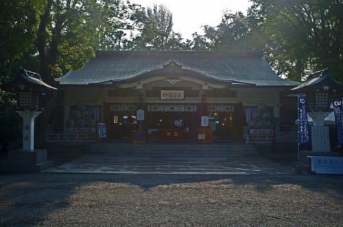 Kato Shrine, virtually untouched by the earthquake. 