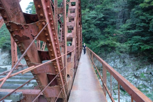 A tunnel hiking on the old Fukuchiyama railway in Hyogo