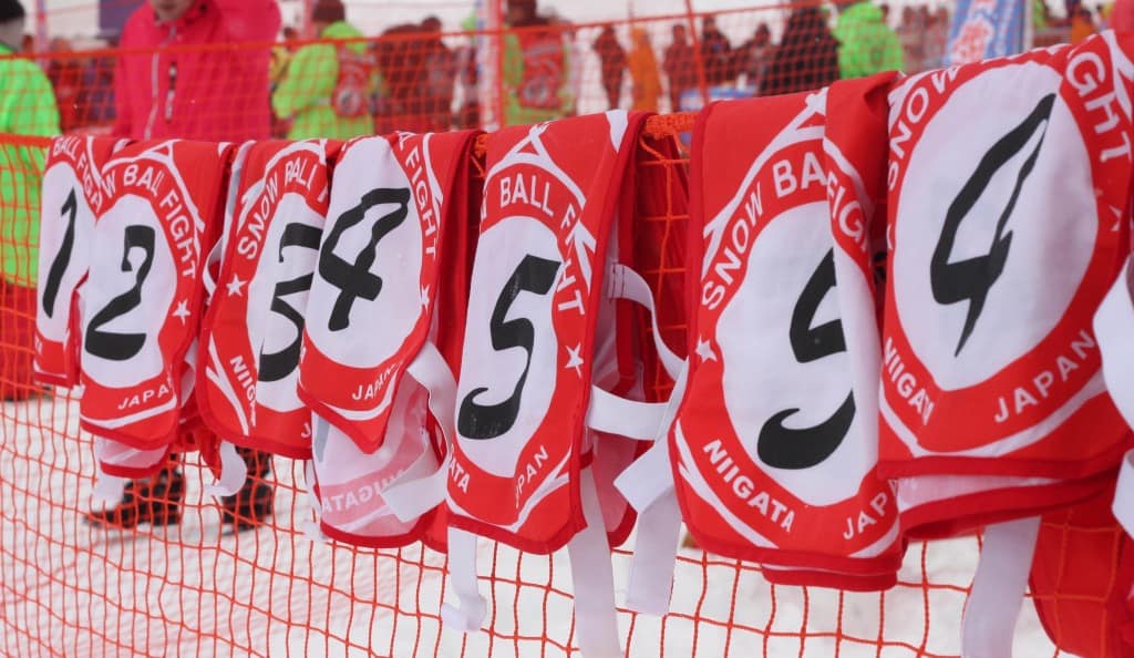 Koide International Snowball Fight in Uonuma city