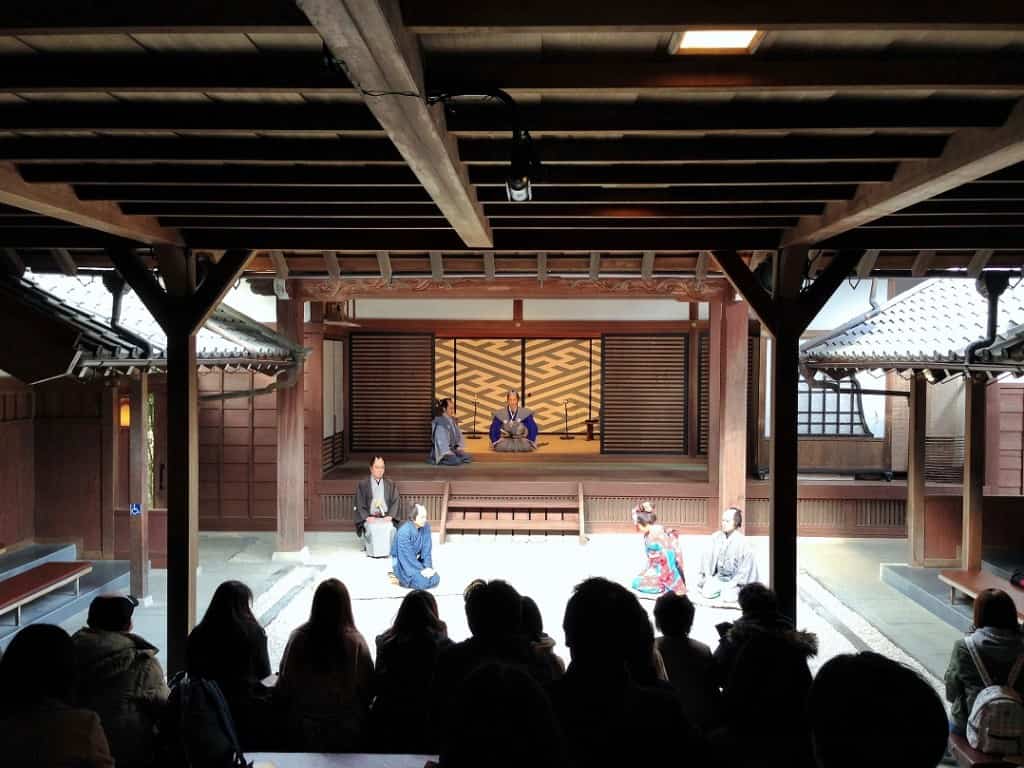 Samurai actors in Nikko at Edo wonderland