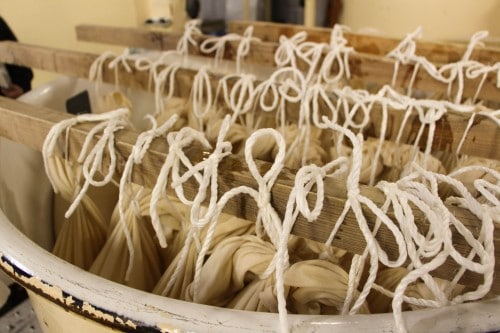 Pressing (Fukuro-Zuri) This step is a more traditional method, although the brewery does also use the newer methods of pressing as well.