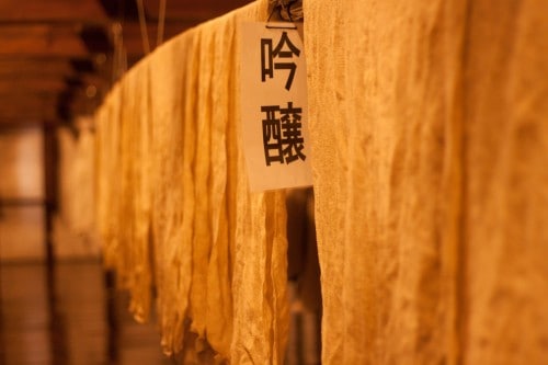 In the Sake brewery of Niida Honke
