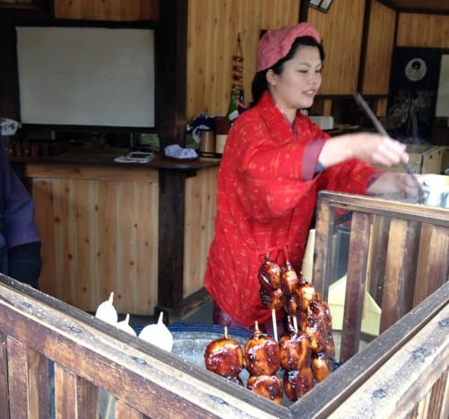 traditional food in Nikko!