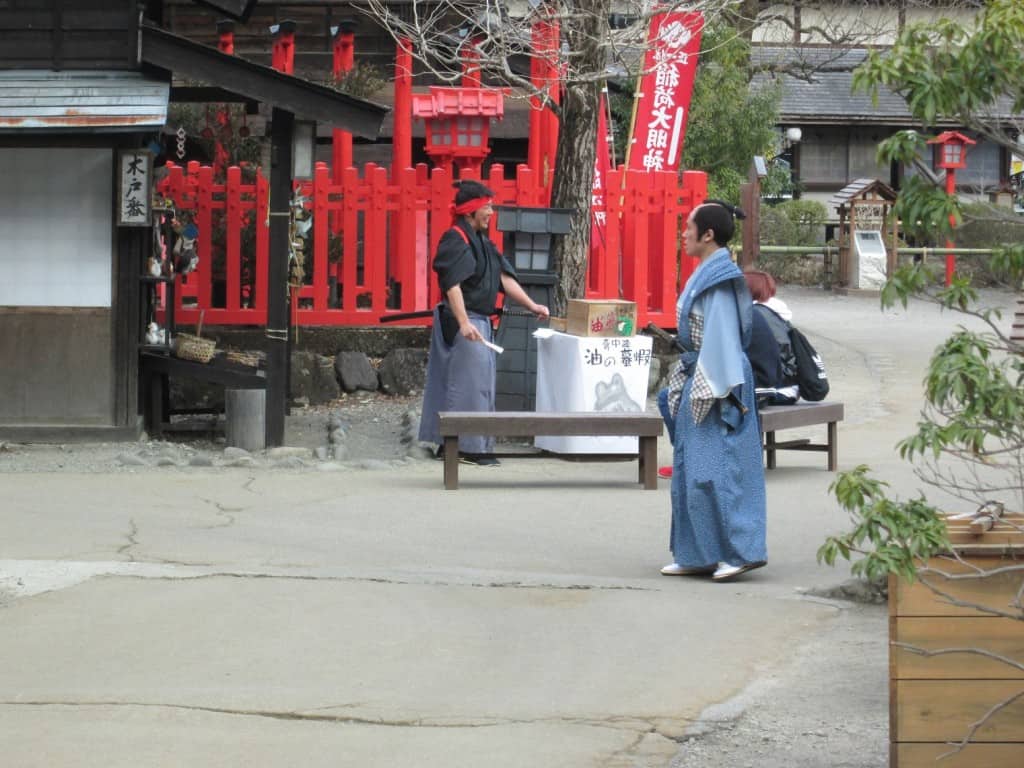 Samurai and replica shrines in Nikko