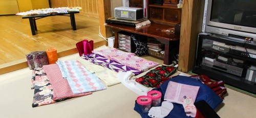 The variation of Kimono and Obi