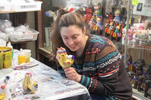 Paint your own doll in Fukushima prefecture