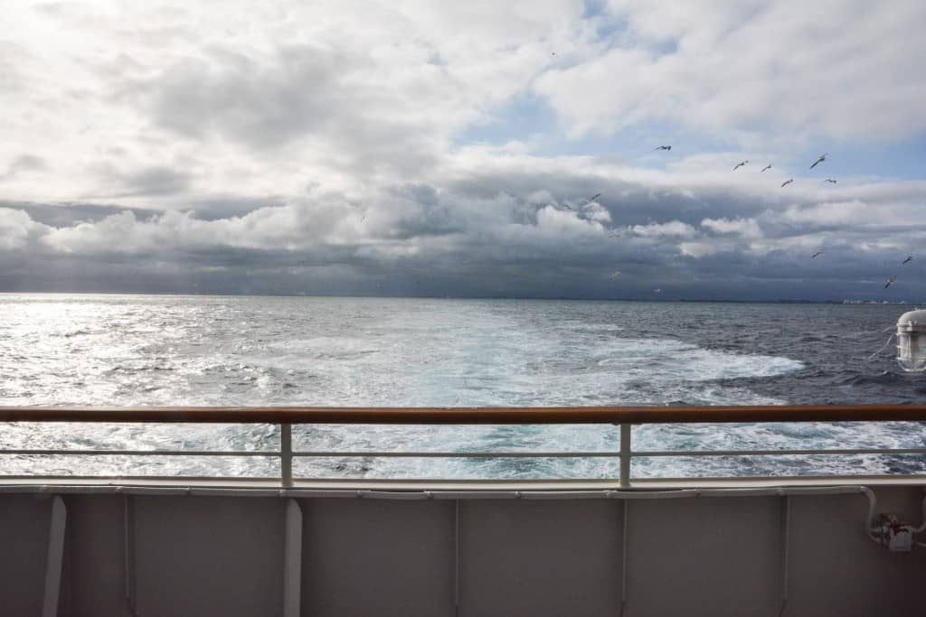 Sea of Japan where I saw from Sado Kisen Ferry