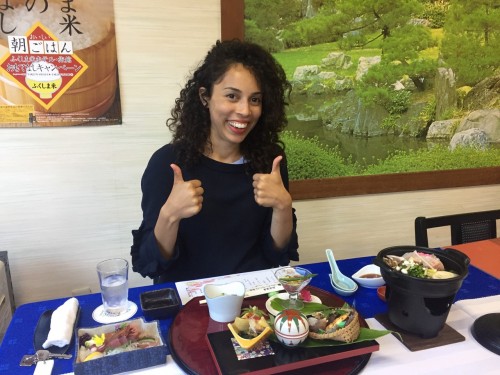 Kaiseki meal at the ryokan in Takayu onsen,Fukushima, Japan.