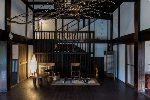 All common areas are on the ground floor at Tanekura Inn, Gifu prefecture.