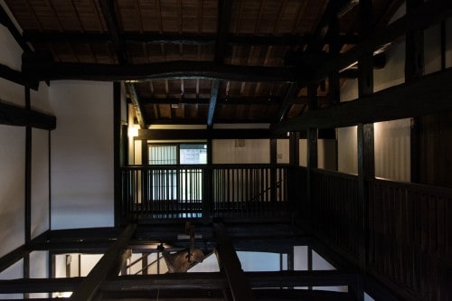 All common areas are on the ground floor at Tanekura Inn, Gifu prefecture.