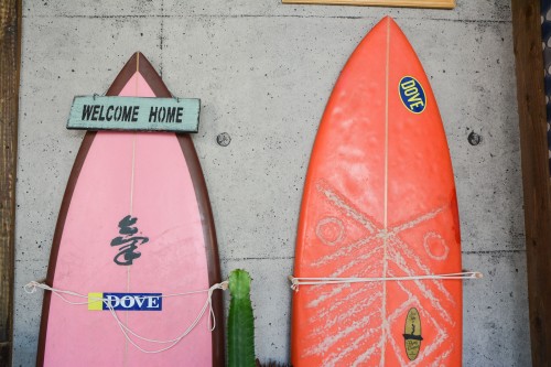 Surfboards on the Beach in Karatsu