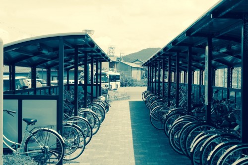 Wakasa Takahama Station: Bike Sheds, Fukui prefecture