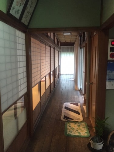 Wakashisou: Shoji Doors in Hallway, ,Wakasa Takahama, Fukui prefecture