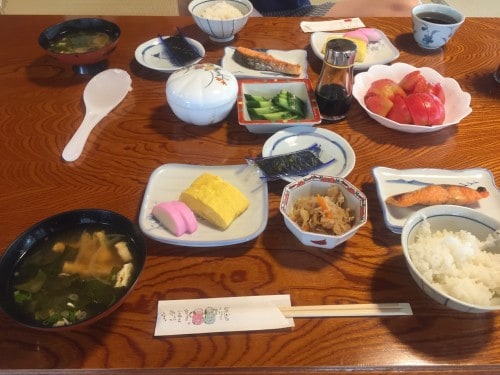 Wakashisou: Breakfast in ,Wakasa Takahama, Fukui prefecture
