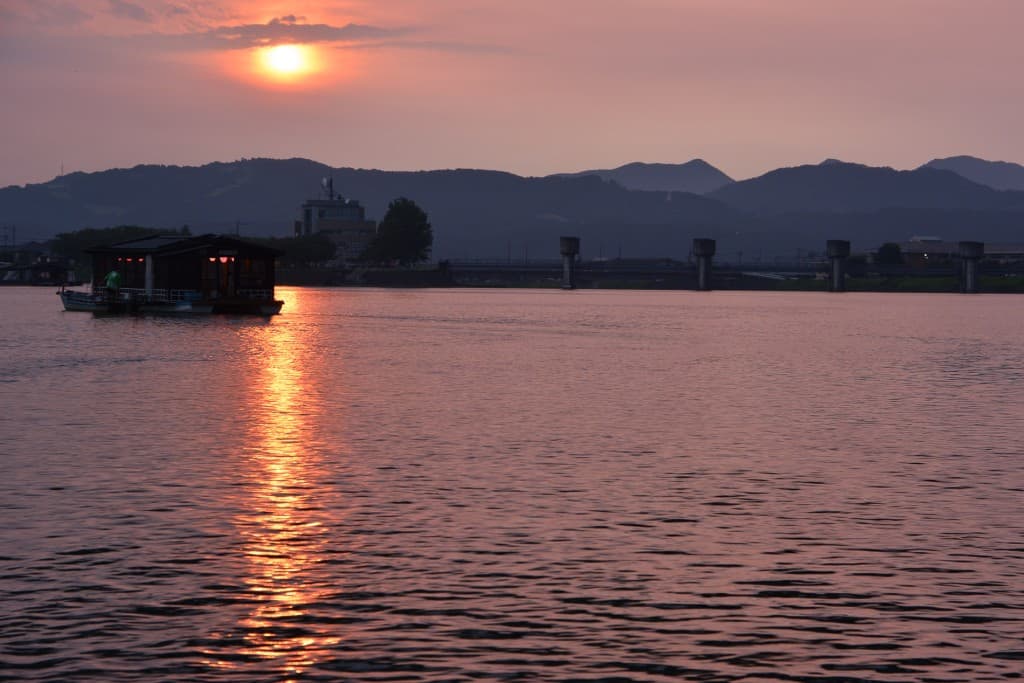 The Hotel Sanyokan Hina-no-Sato in Hita city, Oita prefecture, Japan.