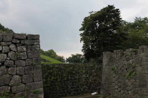 Oka castle ruins in Taketa, Oita prefecture, Kyushu, Japan.