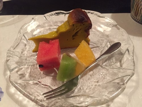 Pumpkin Pie and Fresh Fruit