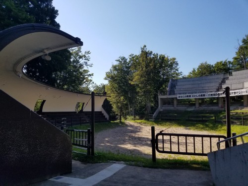 Yamakoshi village in Niigata prefecture is famous for the bull fighting , Japan.