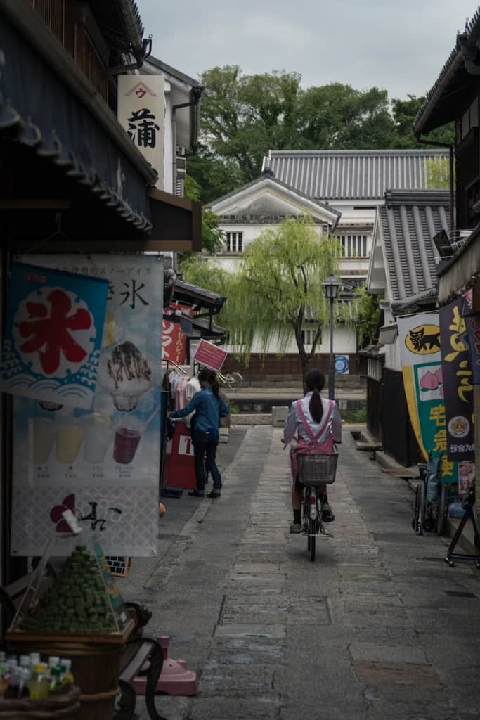 Kurashiki Bikan Historical Quarter in Okayama prefecture, Japan.