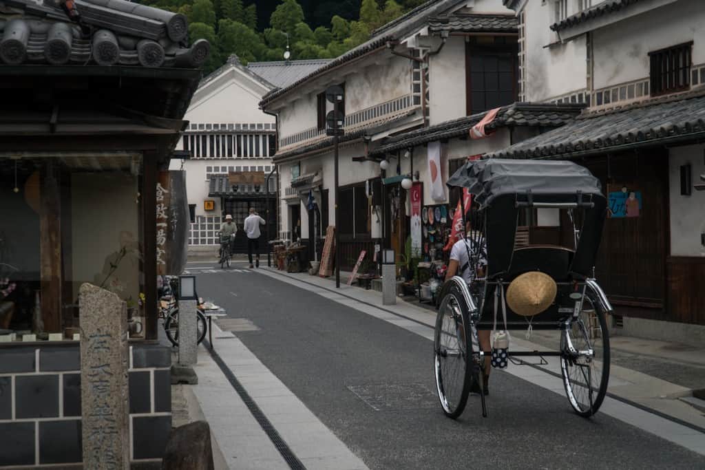 Kurashiki Bikan Historical Quarter in Okayama prefecture, Japan.