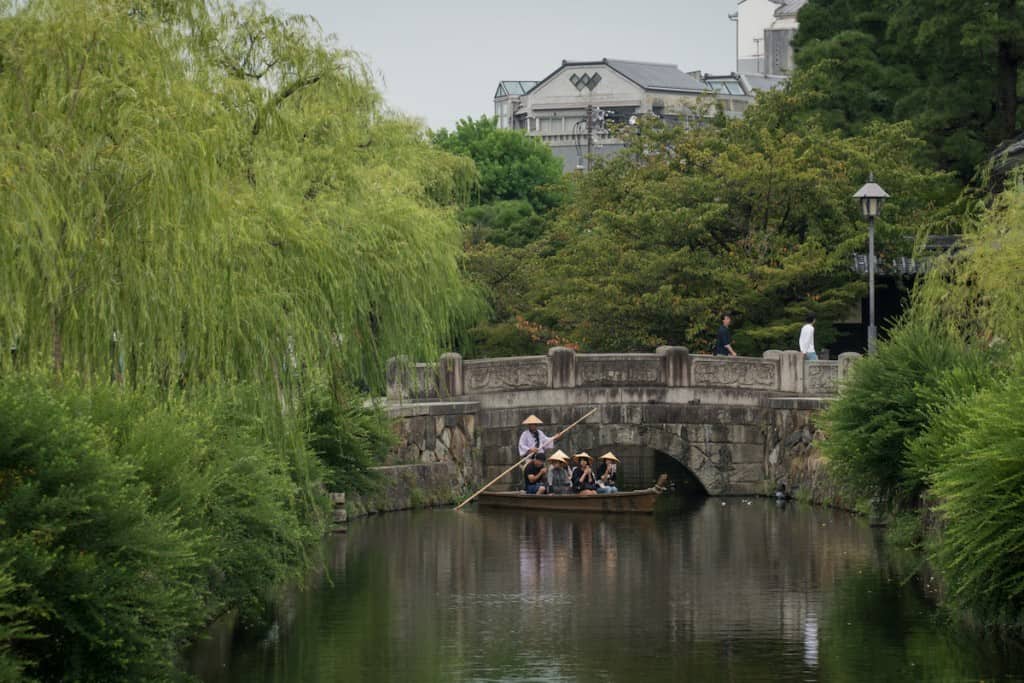Kurashiki Bikan Historical Quarter in Okayama prefecture, Japan.