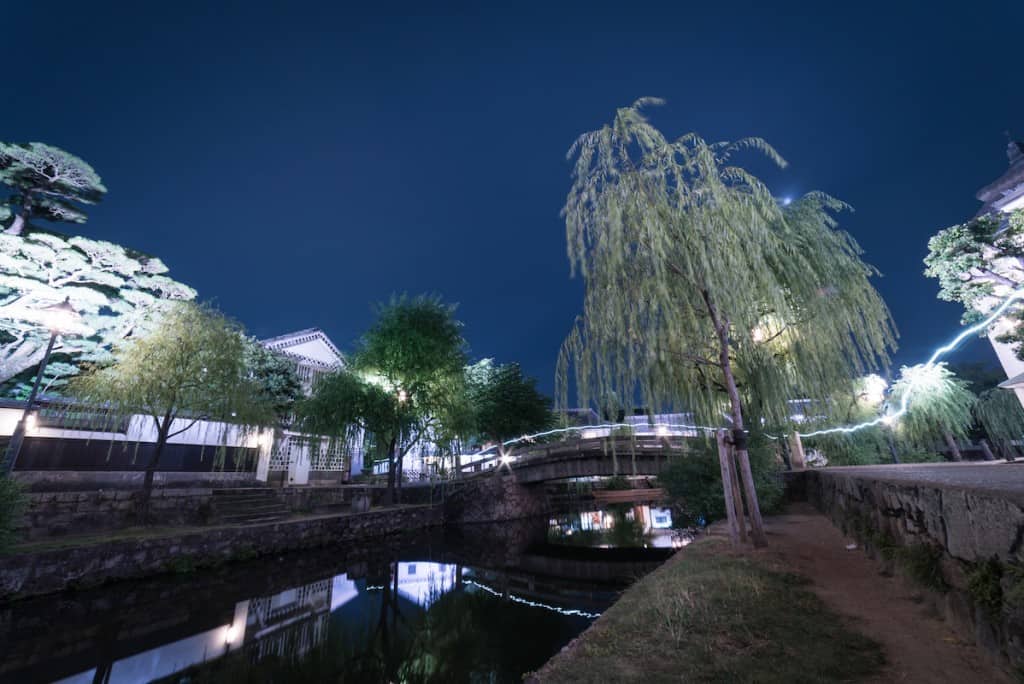 Kurashiki Bikan Historical Quarter in Okayama prefecture, Japan.