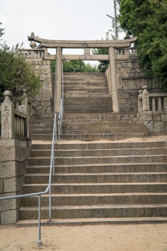 Kurashiki Shimotsui Gion Shrine, Okayama prefecture, Japan.