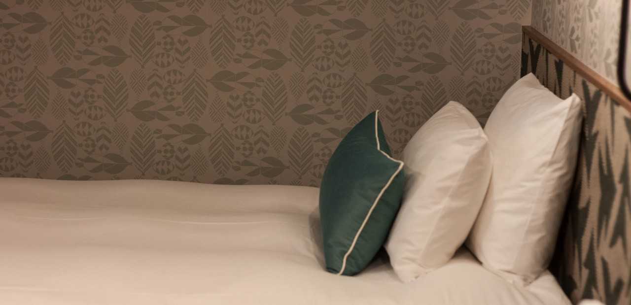 A bed at the Karuizawa Prince Hotel East