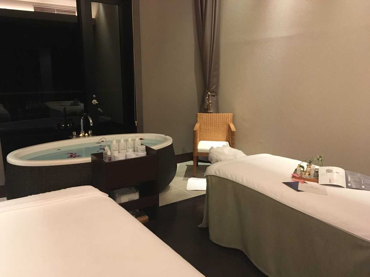 The massage room at Spa the Forest